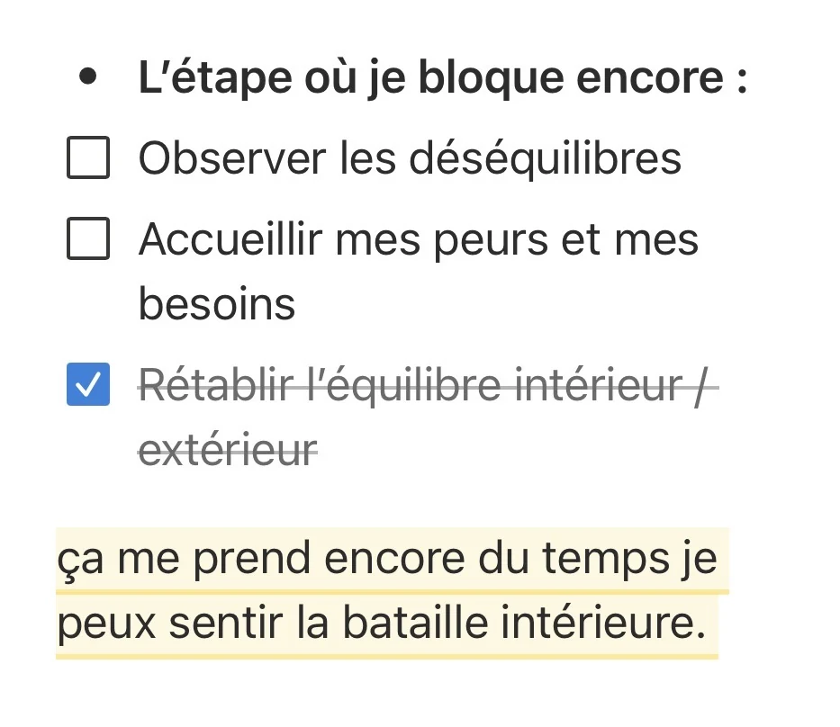Check-point de Sandra — là où ça résiste encore